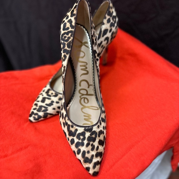 Sam Edelman Shoes - Sam Edelman Leopard Print Heels size 8.5 women’s